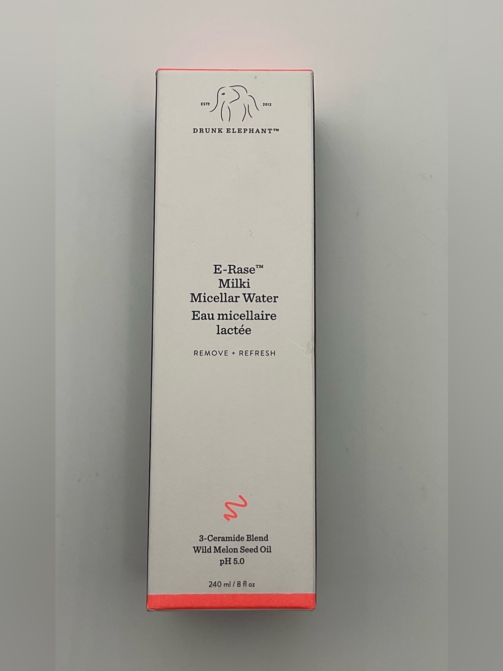 Drunk Elephant E-Rase Milki Micellar Water Ceramide Blend 3.3 fl oz - NEW